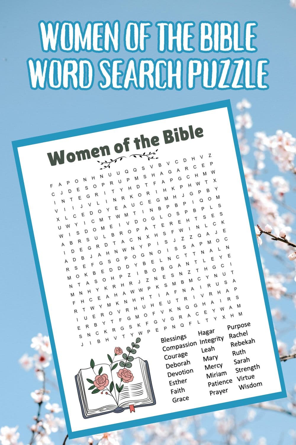 Women of the Bible word search printable from Thrifty Jinxy Women of the Bible word search printable from Thrifty Jinxy
